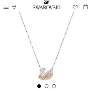 SOLD**Authentic Swarovski Swan Necklace